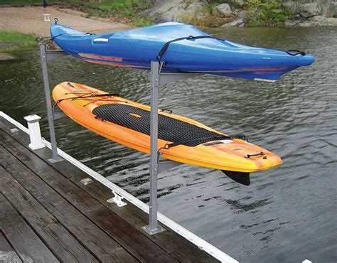 2 Kayak Or Sup Dock Rack Stores Boats Over The Water