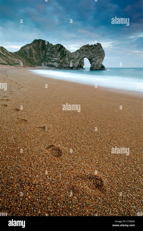 View Of Durdle Door And The Jurassic Coast Dorset Stock Photo Alamy