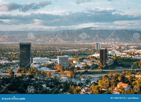 Cityscape View Of The San Fernando Valley From Universal City Overlook
