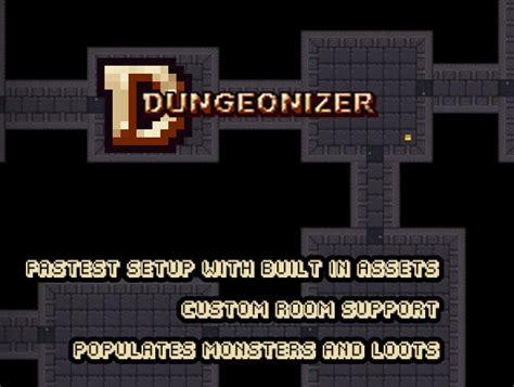 Dungeonizer Easy Random Dungeon Generator Free Download Unity