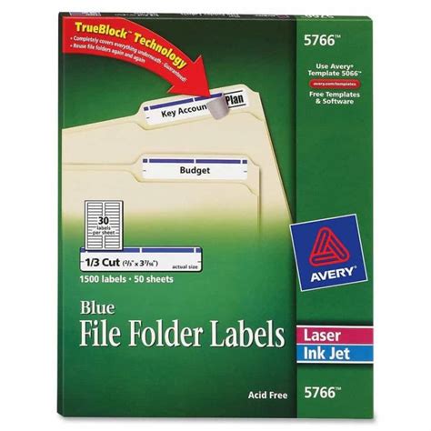 Template For File Folder Labels 30 Per Sheet And Avery File Folder