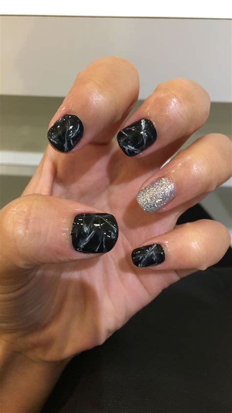 Black Marble Nails Black Marble Nails Projects To Try Beauty Beauty
