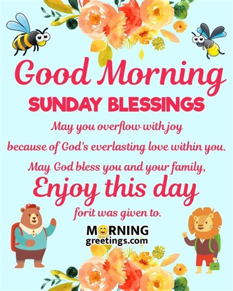 50 Best Sunday Morning Quotes Wishes Pics Morning Greetings Morning