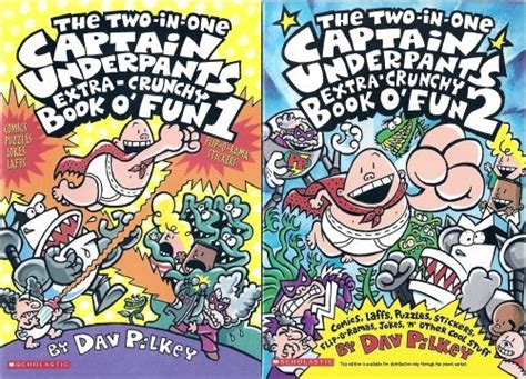 Captain Underpants Two In One Extra Crunchy Book O Fun 1 By Dav Pilkey