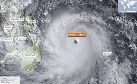 super typhoon haiyan satellite images bbc news