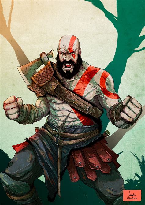 Kratos By Vicentevalentine On Deviantart