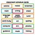 Kindergarten Schedule Template