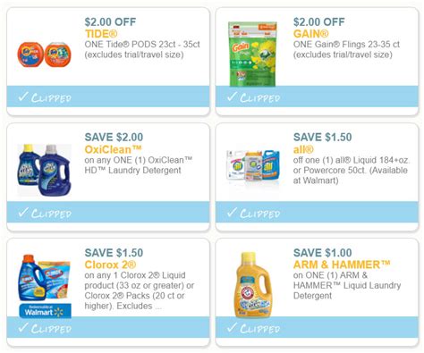 Print Now And Save Top Laundry Detergent Coupons
