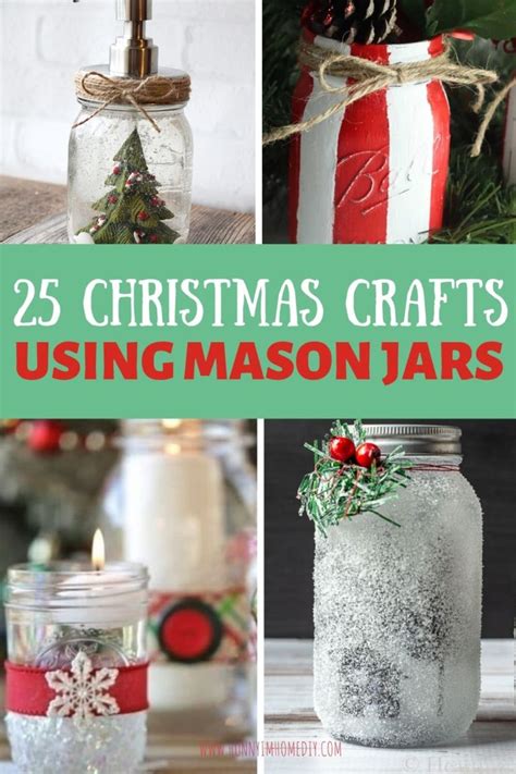 25 Beautiful Mason Jar Christmas Crafts For Your Farmhouse Home