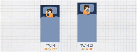 Twin xl beds are approximately 38 inches wide by 80 inches long. Twin vs. Twin XL Mattress - What's Size The Difference ...