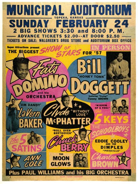 The Nifty Fifties Concert Posters Vintage Concert Posters Vintage
