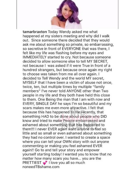 Tamar Braxton I Was Molested Multiple Times And Iyanla Vanzant Sex