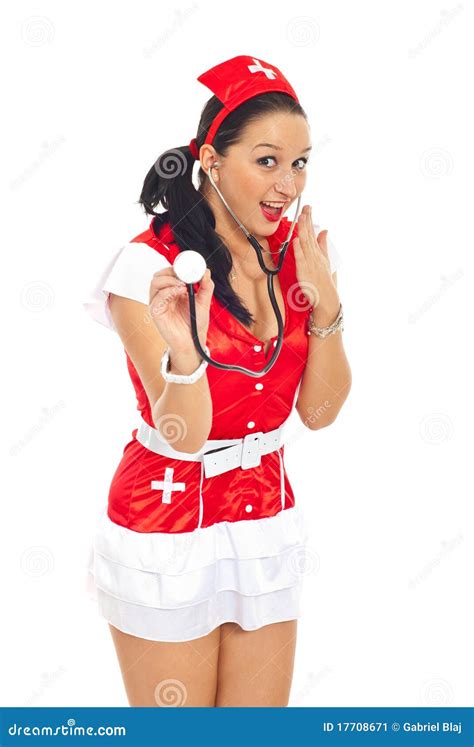 Surprised Nurse Stock Image Image Of Smile Person Hold 17708671