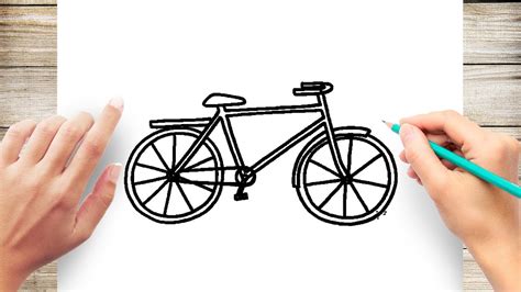 How To Draw Bicycle Easy Youtube