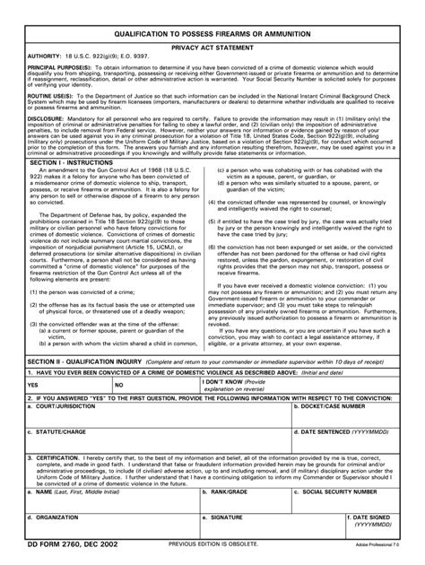 Dd Form 2760 Fill Out And Sign Online Dochub