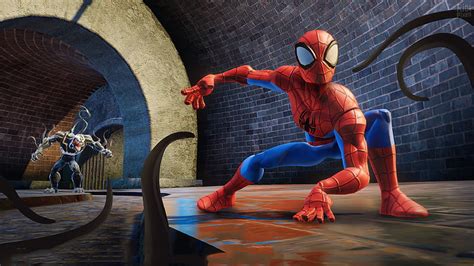1366x768px 720p Free Download Marvel Disney Infinity Spiderman And