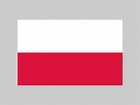 Poland flag, official colors and proportion. Vector illustration ...