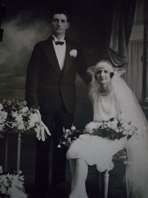 1928 Mariage De Mes Grands Parents Maternels Matrimonio