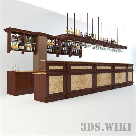 Bar Counter Download 3d Model 3dswiki