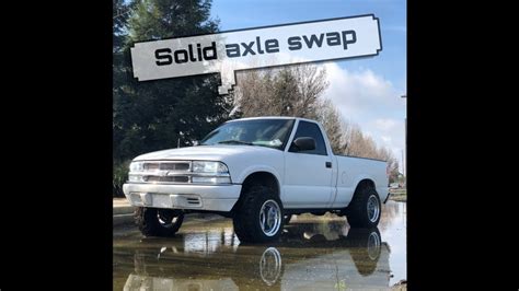 Solid Axle Swap S10 Pt1 Youtube