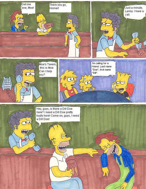 Tsk In Prank Call For Moe Pg2 By The Simpsons Club On Deviantart