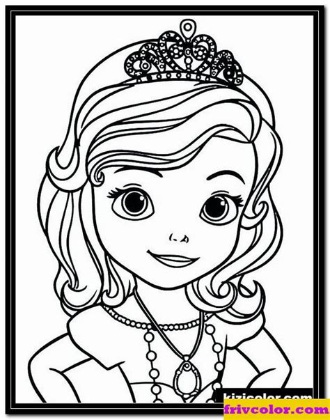 Halaman Unduh Untuk File Mewarnai Gambar Princess Sofia Yang Ke 24