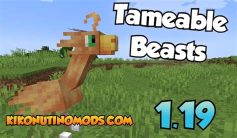 Tameable Beasts Mod Para Minecraft Y Actualizado