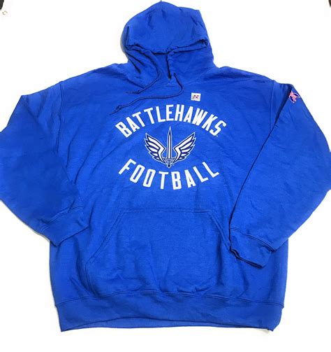 Gildan Mens St Louis Battlehawks Xfl Football Pullover Hoodie Blue Sz Large Ebay
