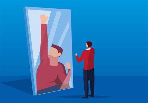 Man Looking In Mirror Illustrations Royalty Free Vector Graphics