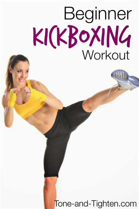Beginner Kickboxing Workout Video Tone And Tighten