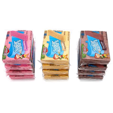 Amazon.com: Keebler Wafers Variety Pack of 12 (Strawberry, Vanilla