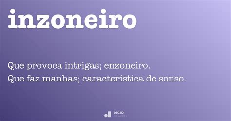 Inzoneiro Dicio Dicionário Online de Português