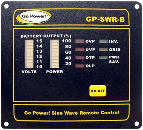 Pure Sine Wave Inverter Remote Gp Swr B Go Power