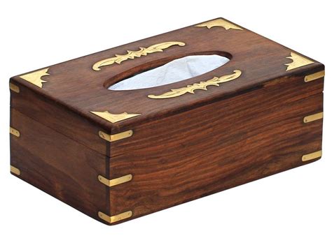 Tissue Box Cover Cool Big Wood Tissue Paper Holder With Decorative