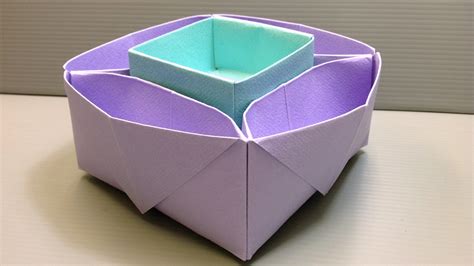 Origami Desk Organizer Or Snack Dish For School Or Parties Origami