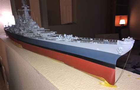 The Ship Model Forum • View Topic 1200 Uss Missouri August 1945