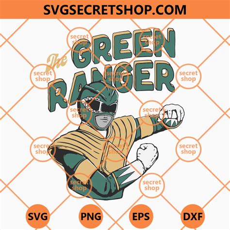 The Green Ranger Svg Power Rangers Svg Mighty Morphin Power Rangers