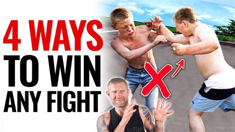 How To Win A Street Fight 4 Ways Youtube