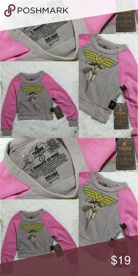 Trunk Ltd Girls Wonder Woman Sweatshirt Size S Trunk Ltd Girls