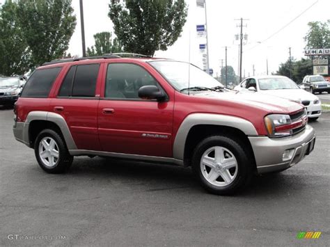 2003 Majestic Red Metallic Chevrolet Trailblazer Ltz 4x4 33745100