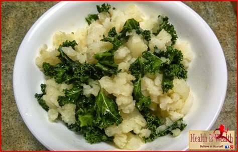 Strong And Beyond Cheese And Kale Mashed Potatoes