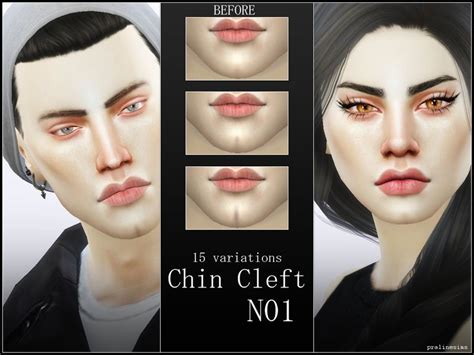 Chin Cleft In 10 Variations Found In Tsr Category Sims 4