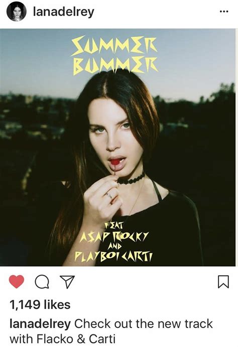 babe promoting summer bummer have you guys heard it yet download now lana del rey cd vsco