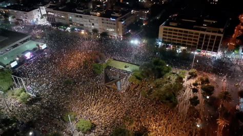 Thousands Protest In The Streets Of Tel Aviv Over The Governments