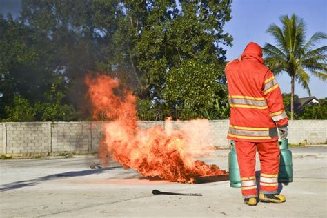 Practice Fire Drills Stock Photo Image Of Fireman Explosion 47575332