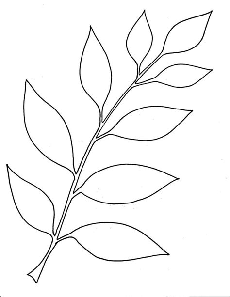 Flower Leaf Template Printable This Template Focuses More On Giving A