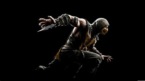 Mortal Kombat X Scorpion Uhd 8k Wallpaper Pixelz