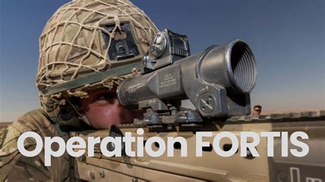 British Army Global Response Force On Operation Fortis Uk Forces News Youtube
