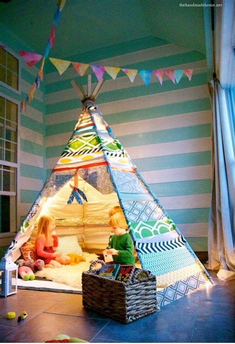By diy projects on may 24, 2019. How to make a no-sew teepee tent for kids - DIY projects ...