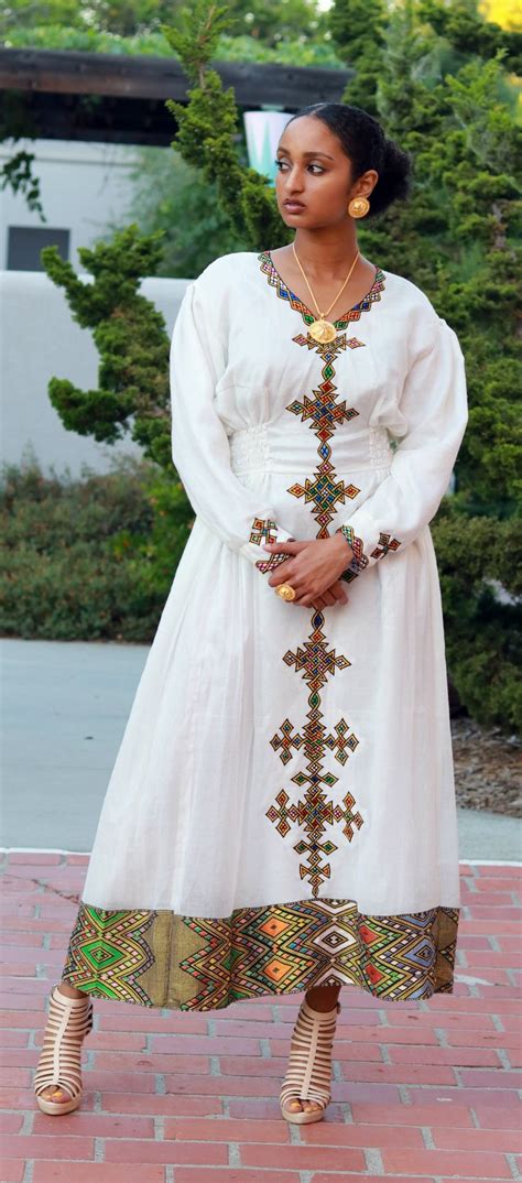 Ethiopian Dress Ethiopian Clothing Ethiopian Traditional Dress